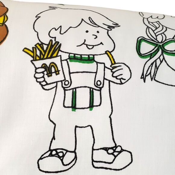 RARE Vtg 70s McDonaldland Duvet Cover & Comforter Fry Kids Captain Crook READ - Picture 14 of 14